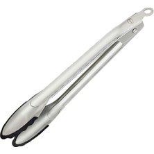 Frefly Store Rösle Kilitlenebilir Silikon Maşa 12987 - Paslanmaz Çelik 30 cm