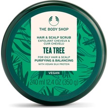 Frefly Store The Body Shop Çay Ağacı Arındırıcı ve Dengeleyici Saç ve Saç Derisi Ovma Vegan Ipek Protein 240ML