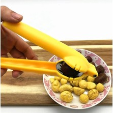 Frefly Store Yenigeldi 1 Adet Yeni Tasarım Ergonomik Paslanmaz Çelik Hazneli Kestane Kesici,sarı