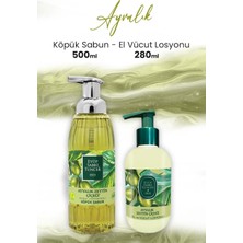 Frefly Store Eyüp Sabri Tuncer Ayvalık Zeytin Vücut Losyonu 280 ml ve Köpük Sabun 500 ml