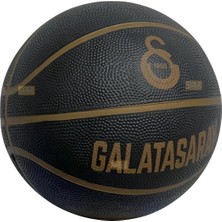 Frefly Store Galatasaray Tricolor Serisi Lisanslı ve Logo Baskılı 7 Numaralı Kauçuk Basketbol Topu