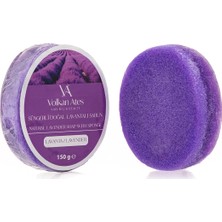Frefly Store Volkan Ates Natural & Beauty Lavanta Yağlı Süngerli Doğal Sabun 150 gr