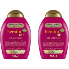 Frefly Store Ogx Keratin Yağı Içeren Şampuan, 385 Ml, 2'li Paket