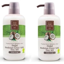Frefly Store Eyüp Sabri Tuncer Doğal Hindistan Cevizi Sütlü Duş Jeli 600 ml x 2