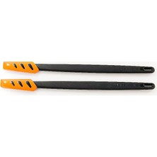 Frefly Store Tupperware Griffready Küçük Üst Kazıyıcı Siyah-Turuncu Hamur Spatulası (2) 26854