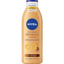 Frefly Store Nıvea Q10 Sıkılaştırıcı ve Bronzlaştırıcı Vücut Losyonu 250ML, Kademeli Doğal Bronzluk, 7 Günde Sıkı Cilt, Açık ve Buğday Tenli Ciltler