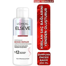 Frefly Store L'oreal Paris Elseve Bond Repair Tüm Yıpranmalar Için Saç Bağlarını Yeniden Oluşturan Şampuan Öncesi Kurtarıcı Bakım 200 ml