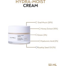 Frefly Store Anyong Salyangoz Özlü Yoğun Nemlendirici ve Besleyici Krem 50 ml (%20 Salyangoz Özü & Hyalüronik Asit)
