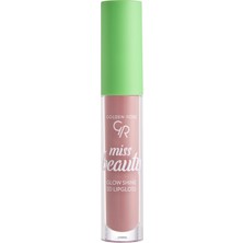 Frefly Store Golden Rose Miss Beauty Glow Shine 3D Lipgloss No:02 Baby Pink