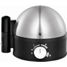 Frefly Store Wmf Stelio Yumurta Pişirme Makinesi, Paslanmaz Çelik, 1–7 Yumurta Kapasiteli, Az, Orta ve Tam Pişirme Ayarlı, Kolay Pişirme Derecesi Ayarı, 380 W, Ölçü Kabı ve Yumurta Delici Dahil