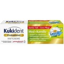 Frefly Store Kukident Yapışkan Krem Med + Kamille Diş Temizleyici 40 G