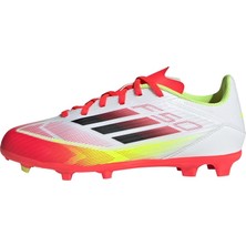 Frefly Store Adidas Unisex Çocuk F50 League Fg/mg J Futbol Ayakkabısı (Sert Zemin) Ftwwht/cblack/syello 38