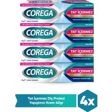 Frefly Store Corega Tat Içermez Yapıştırıcı Krem 40G x 4 Adet