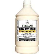 Frefly Store Terlans Ekstra Kalın Sıvı Lateks 1000 ml Fırça ile Sürülebilir Kalıp Sıvısı Thick Liquid Latex