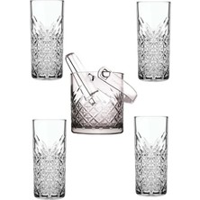 Frefly Store Pasabahce Paşabahçe Timeless Rakı Bardağı Buz Kovası Seti 6 Parça