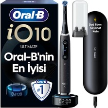 Frefly Store Oral-B Io Sense ile Io - 10 Siyah Elektrikli/şarjlı Diş Fırçası
