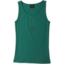 Frefly Store Slazenger Vladlen Kadın Slim Fıt Kolsuz Yeşil Atlet