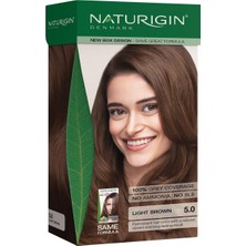 Frefly Store Naturigin Organik Içerikli Saç Boyası 5.0 Açık Çikolata Kahverengi