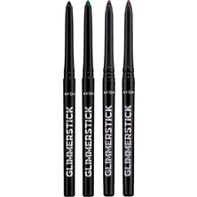 Frefly Store Avon Asansörlü Göz Kalemi Paketi Blackest Black, Emerald, Brown Sugar ve Black Bijoux