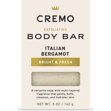 Frefly Store Cremo Erkekler Için Peeling Vücut Çubuğu, Italyan Bergamot Kokusu, Cildi Koruyan, Temizleyen ve Nemlendiren Çok Katmanlı Koku, 5 Oz