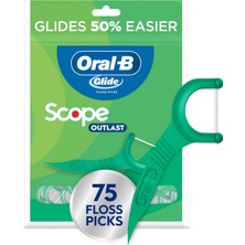 Frefly Store Oral-B Komple Glide Floss Penaları, Scope Outlast, 75 Ct