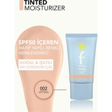 Frefly Store Flormar Sun Lovers Nemlendirici Etkili & Doğal Bitişli Renkli Güneş Koruyucu SPF50-002 Soft Beıge