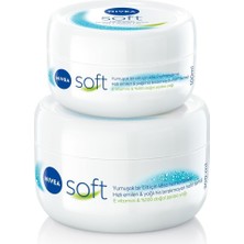 Frefly Store Soft Nemlendirici El Yüz ve Vücut Bakım Kremi 100ML ve 300ML, Jojoba Yağı, E Vitamini, Pürüzsüz Cilt