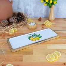 Frefly Store Bambum Kangura Limon Dikdörtgen Tepsi Orta