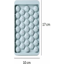 Frefly Store MT2624 3b Trend Buz Kalıbı 33 Adet Pürüzsüz Küre 17-10 cm Buzluk