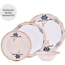 Frefly Store Aryıldız Parisa 24 Parça 6 Kişilik Yemek Takımı