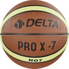 Frefly Store Delta Unisex Basketbol Topu Pro x 7, Turuncu, 7 Numara