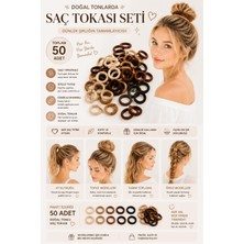 Frefly Store Okavango Kadın 50'li Havlu Lastik Toka Seti,kadın Çocuk Mandal Toka, Lastik Toka Seti, Toka Organizer, Toka, Kız Çocuk Toka, Kadife Toka (Siyah-Kahve-Beyaz)