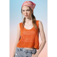 Frefly Store Defacto Coool V Yaka Kroşe Triko Atlet D5127AX24HS