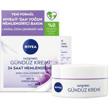 Frefly Store Nıvea Yatıştırıcı Gündüz Yüz Bakım Kremi 50 Ml, Nemlendirici, SPF15 Güneş Koruması, Hassas Ciltler