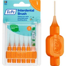 Frefly Store Tepe Arayüz Fırçası, Orijinal, Turuncu, 0,45 Mm/ıso 1, 6 Adet