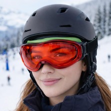 Frefly Store Bellasimo Kayak Snowboard Gözlüğü Buğulanmaz Değiştirilebilir Kırmızı Camlı Antifog Kar Gözlük