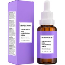 Frefly Store Maruderm Alpha Arbutin%2 + Niacinamide%5 Leke Karşıtı ve Aydınlatıcı Cilt Bakım Serumu – Meyan Kökü & Bezelye Peptidi ile Ton Eşitleyici Yüz Serumu, 30 ml