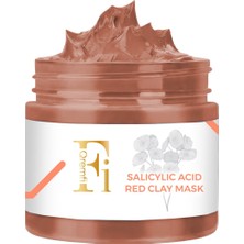 Frefly Store Qremfi Gözenek Sıkılaştırıcı, Siyah Nokta Karşıtı Salisilik Asit Bha Kırmızı Kil Maskesi 100 ml