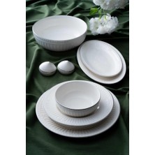 Frefly Store 6 Kişilik 29 Parça Silver Doralie Yemek Takımı