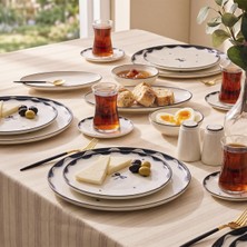 Frefly Store Aryıldız Crowell 6 Kişilik 34 Parça Kahvaltı Takımı