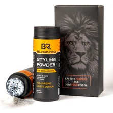 Frefly Store Black & Red Saç Şekillendirici Toz Wax Hacimli Görünüm - Matte Volume Styling Powder Wax - 20G