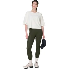 Frefly Store Sweaty Betty All Day 78 Leggings Tayt, M, SB1015978-301, Norı Green, Kadın