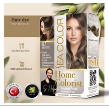 Frefly Store Sea Color Home Colorist Set Saç Boyası 8.1 Inci Kumral Pearl Blonde