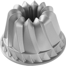 Frefly Store Nordicware Kek Kalıbı Yuvarlak Pasta, Alüminyum Döküm, Gümüş, 22,9 x 22,9 x 13,5 cm