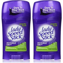 Frefly Store Lady Speed Stick Antiperspirant Deodorant Görünmez Kuru Duş Taze 39,7 G (5'li Paket)