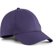 Frefly Store Puma Ess Metal Puma Cat Bb Cap Üniseks Yetişkin Şapka, Deep Plum, x