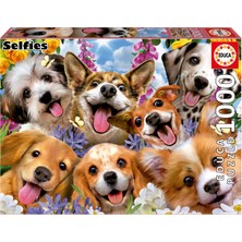 Frefly Store Educa 1000 Parça Yavru Köpek Selfiesi Puzzle - Puppies Selfie Howard Robinson - 19931