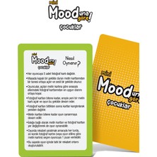Frefly Store Mooduna Göre Mini Çocuklar Kart Oyunu, 33 Fotoğraf Kartı ve 22 Durum Kartı, 13+ Yaş