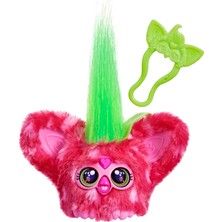 Frefly Store Furby Furblets Ber-Ree Mini Pelüş, Çilek Teması, Kırmızı, Müzik ve Sesler, 6 Yaş ve Üzeri Için Oyuncak Yiyecekler