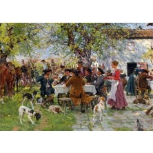 Frefly Store Avcıların Öğle Yemeği, Gold 1000 Parça Puzzle